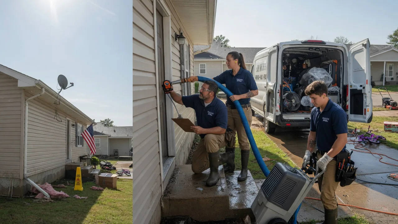 Ceiling Water Damage Restoration in Williamsville, VA near me